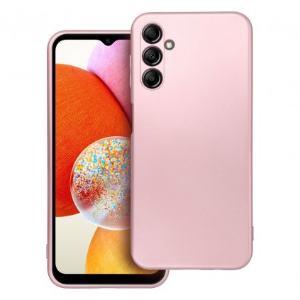 Pouzdro METALLIC SAMSUNG Galaxy A14 5G růžové