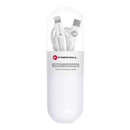 KabelUSBCdoLightningForcellF-EnergyPD27WTuba1mC291biay1