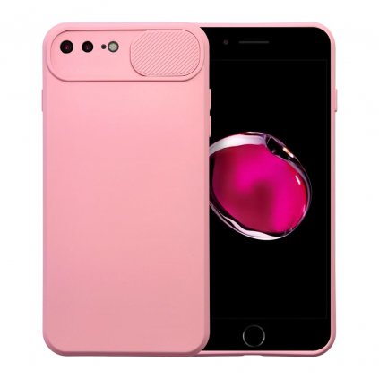 Pouzdro SLIDE CASE APPLE IPHONE 7 Plus / 8 Plus světle růžové