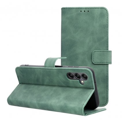 Pouzdro Forcell TENDER Book SAMSUNG Galaxy A14 4G/5G zelené