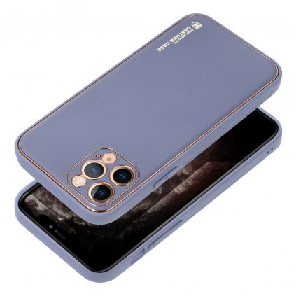 Pouzdro Forcell LEATHER Case APPLE IPHONE 15 PRO modré