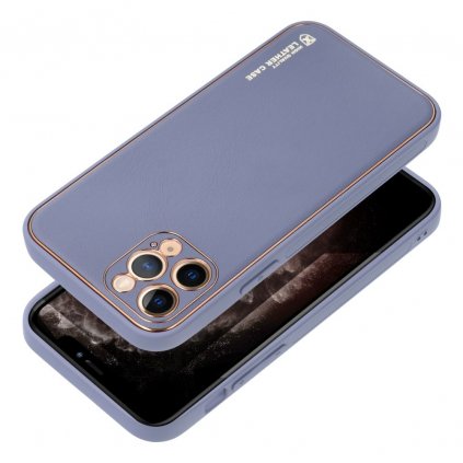 Pouzdro Forcell LEATHER Case APPLE IPHONE 15 PRO MAX modré