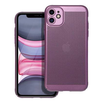 Pouzdro BREEZY APPLE IPHONE 11 fialové