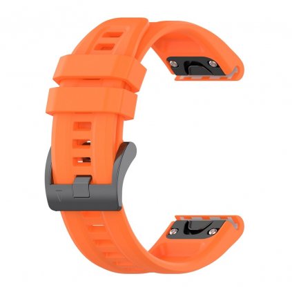 Řemínek / náramek pro chytré hodinky Garmin FENIX 3 / 3HR / 5X / 6X / 6X PRO / 7X / 7X PRO oranžová