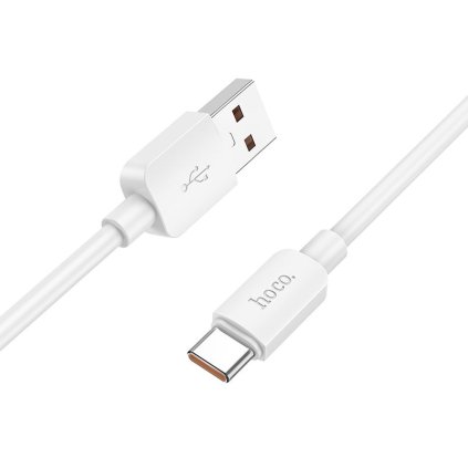 HOCO Kabel USB A na typ C PD 6A 100W X96 1 m bílý