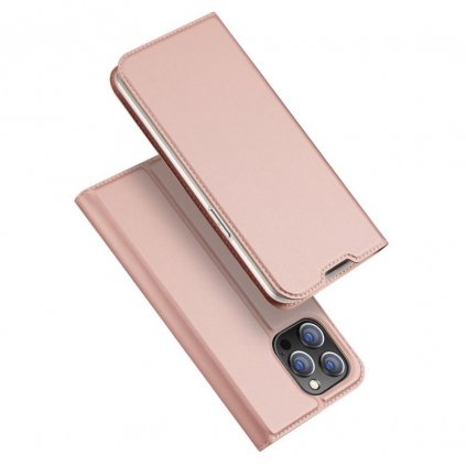 DUX DUCIS Skin Pro flipové pouzdro pro Apple iPhone 14 Pro růžové