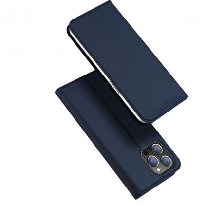 DUX DUCIS Skin Pro flipové pouzdro pro Apple iPhone 15 Pro Max modré