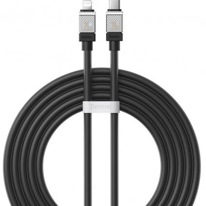 BASEUS Kabel Typ C Apple Lightning 8-pin CoolPlay Fast Charging 20W 1m černý CAKW000001