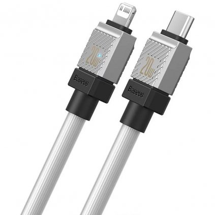 BASEUS Kabel Typ C Apple Lightning 8-pin CoolPlay Fast Charging 20W 2m bílý CAKW000102