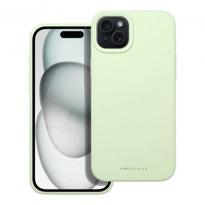 Pouzdro Roar Cloud-Skin Apple iPhone 15 Plus světle zelené