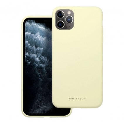 Pouzdro Roar Cloud-Skin Apple iPhone 11 Pro Max světle žluté