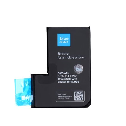 Baterie bez BMS Apple Iphone 12 PRO MAX 3687 mAh Blue Star HQ
