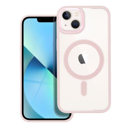 Pouzdro Color Edge Mag Cover MagSafe APPLE IPHONE 13 růžové