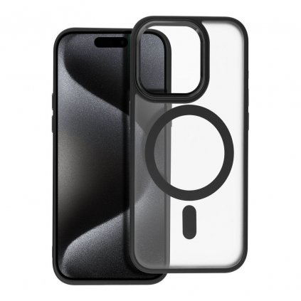Pouzdro Matte Mag Cover kompatibilní s MagSafe APPLE IPHONE 15 PRO černé