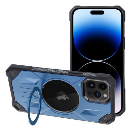 670006 9 pouzdro armor mag cover magsafe apple iphone 14 pro max modre