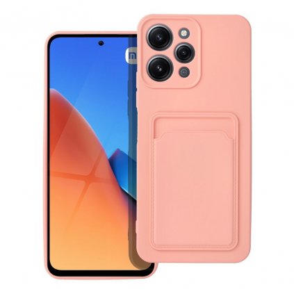 Pouzdro Forcell CARD CASE XIAOMI Redmi 12 4G růžové
