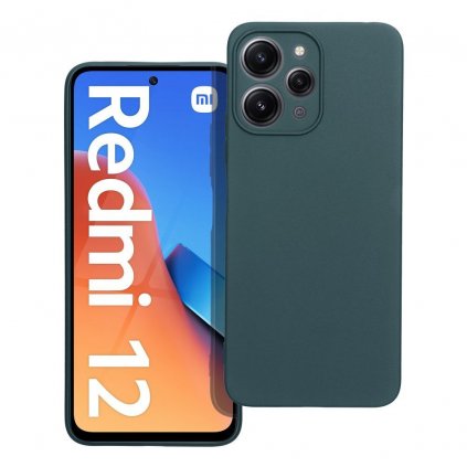 Pouzdro MATT Case XIAOMI Redmi 12 4G / Redmi 12 5G tmavě zelené