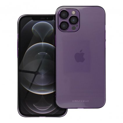 Pouzdro Roar Pure Simple Fit Case APPLE IPHONE 12 Pro Max fialové