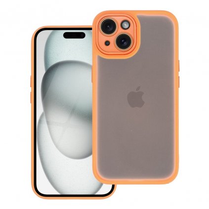 Pouzdo FRAME APPLE IPHONE 15 oranžové