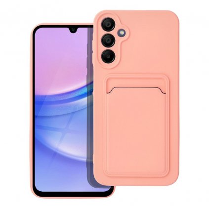 Pouzdro Forcell CARD CASE SAMSUNG Galaxy A15 5G růžové