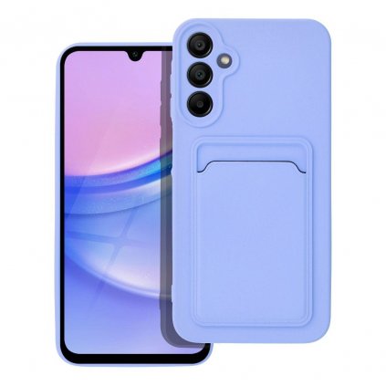 Pouzdro Forcell CARD CASE SAMSUNG Galaxy A15 5G fialové