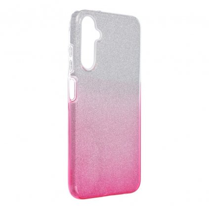 Pouzdro Forcell SHINING SAMSUNG Galaxy A05S transparent/růžové