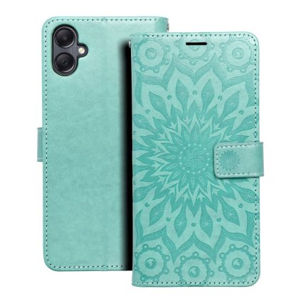 Pouzdro Forcell MEZZO Book SAMSUNG Galaxy A05 mandala zelené