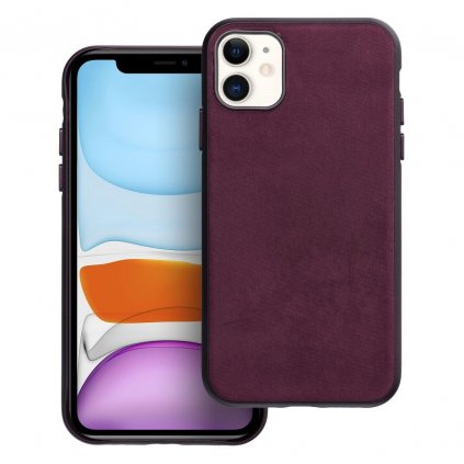 Pouzdro Woven Mag Cover MagSafe APPLE IPHONE 11 burgundská