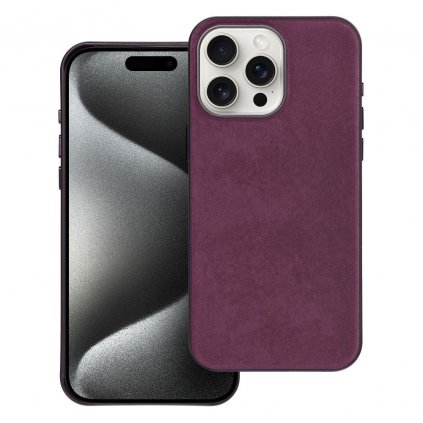 Pouzdro Woven Mag Cover MagSafe APPLE IPHONE 15 PRO MAX burgundská