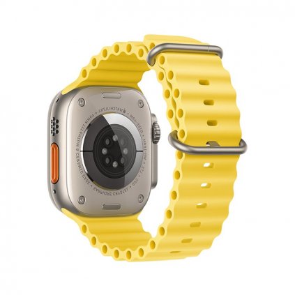 FORCELL F-DESIGN FA12 řemínek Apple Watch 38/40/41mm žlutý