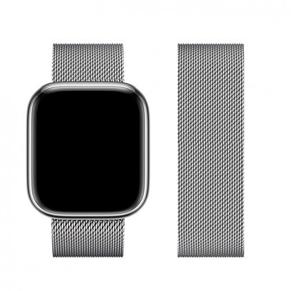FORCELL F-DESIGN FA03 řemínek Apple Watch 38/40/41mm stříbrný