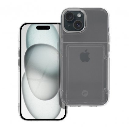 FORCELL F-PROTECT Crystal Pocket pro APPLE IPHONE 15 transparent