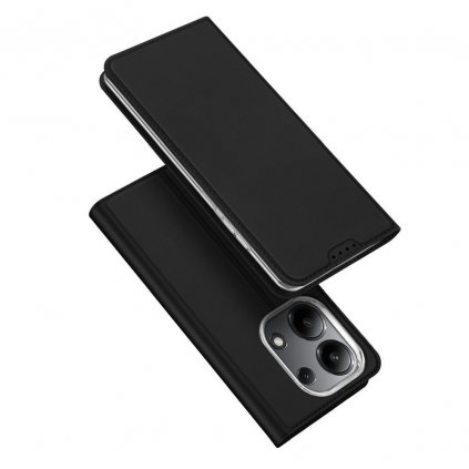 DUX DUCIS Skin Pro flipové pouzdro Xiaomi Redmi Note 13 4G černé
