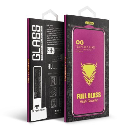 Tvrzené sklo OG Premium Glass Apple Iphone 15 Pro černé