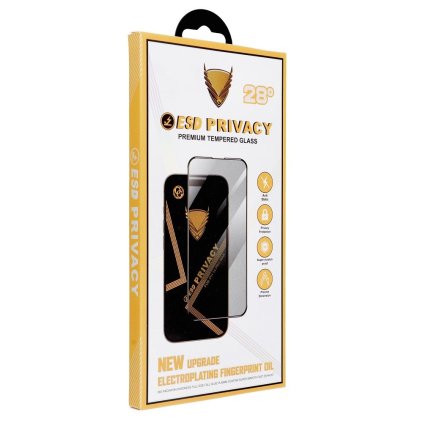 Tvrzené sklo OG Premium Privacy Glass Samsung Galaxy A12 / M12 / F12 černé