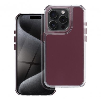 Pouzdro MATRIX APPLE IPHONE 15 Pro purpurové