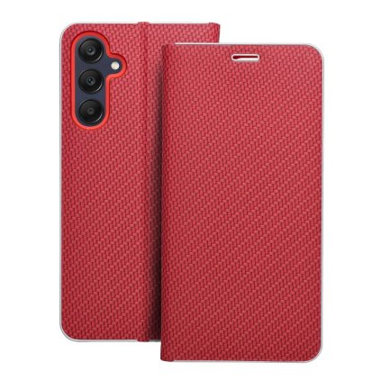 Pouzdro Forcell Luna Carbon SAMSUNG Galaxy A25 5G červené