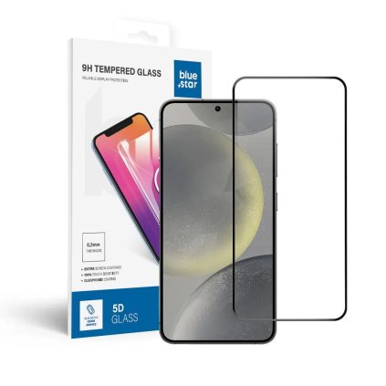 SzkohartowanedoSamsungGalaxyS24PLUSfullglue-casefriendlyBlueStar5Dczarne1