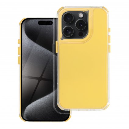 Pouzdro MATRIX APPLE IPHONE 12 / 12 PRO žluté