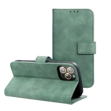 Pouzdro Forcell TENDER Book APPLE IPHONE 16 Pro Max zelené