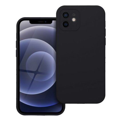 Pouzdro SILICONE 2mm APPLE IPHONE 12 černé