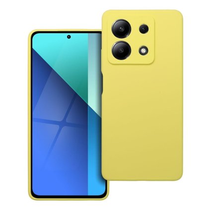 Pouzdro SILICONE 2mm XIAOMI REDMI NOTE 13 5G žluté