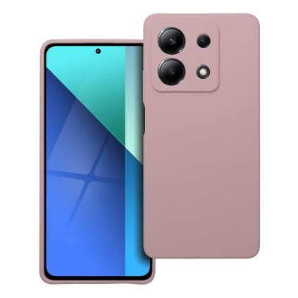 Pouzdro SILICONE 2mm XIAOMI REDMI NOTE 13 5G pudrově růžové