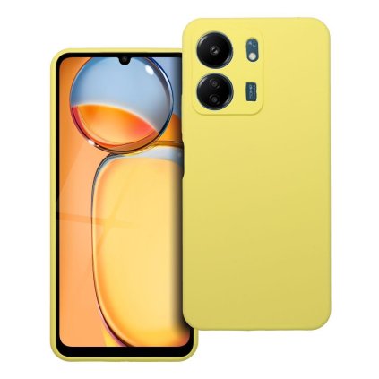 Pouzdro SILICONE 2mm XIAOMI REDMI 13C žluté