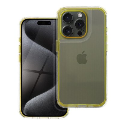 Pouzdro MATRIX CLEAR APPLE IPHONE 16 Pro Max žluté