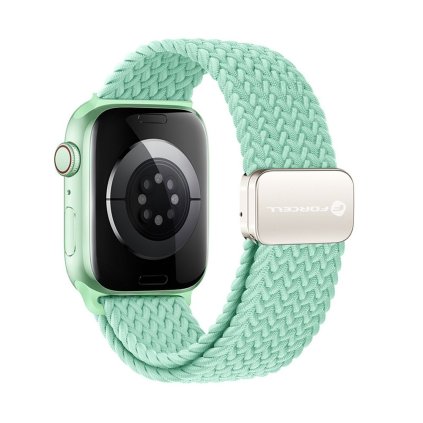 FORCELL F-DESIGN FA02 nylonový magnetický řemínek APPLE Watch 38 / 40 / 41 mm pistáciový