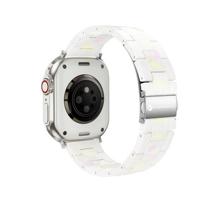 FORCELL F-DESIGN FA04 řemínek APPLE Watch 38 / 40 / 41 mm bílý
