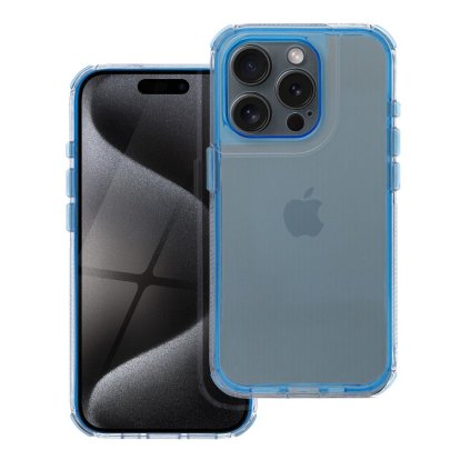 Pouzdro MATRIX CLEAR APPLE IPHONE 13 Pro modré