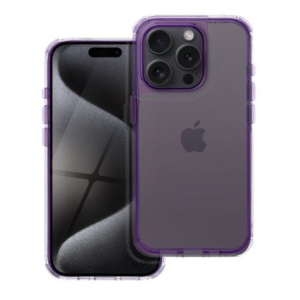 Pouzdro MATRIX CLEAR APPLE IPHONE 13 Pro světle fialová