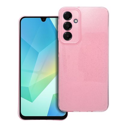 Pouzdro CLEAR CASE 2mm BLINK SAMSUNG Galaxy A16 5G / A16 4G růžové